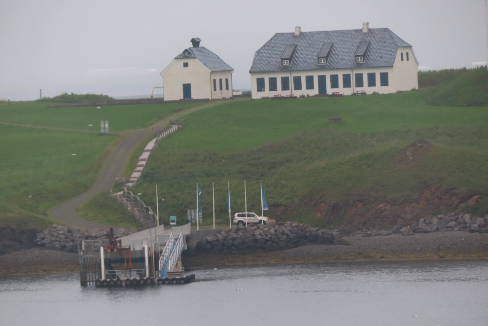 An intriguing place across the harbour from our docking position at Reykjavik, Iceland.