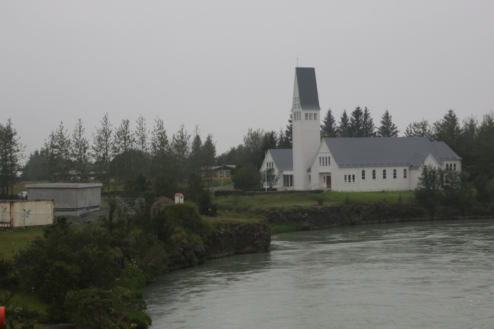 A riverside church on Icelands's South Coast.