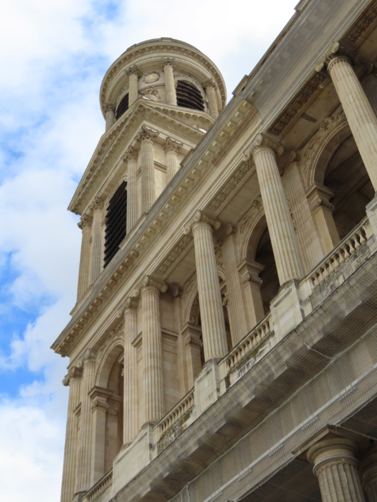 The Church of Saint-Sulpice is the third-largest church in Paris, only slightly smaller than Notre-Dame and Saint-Eustache.
