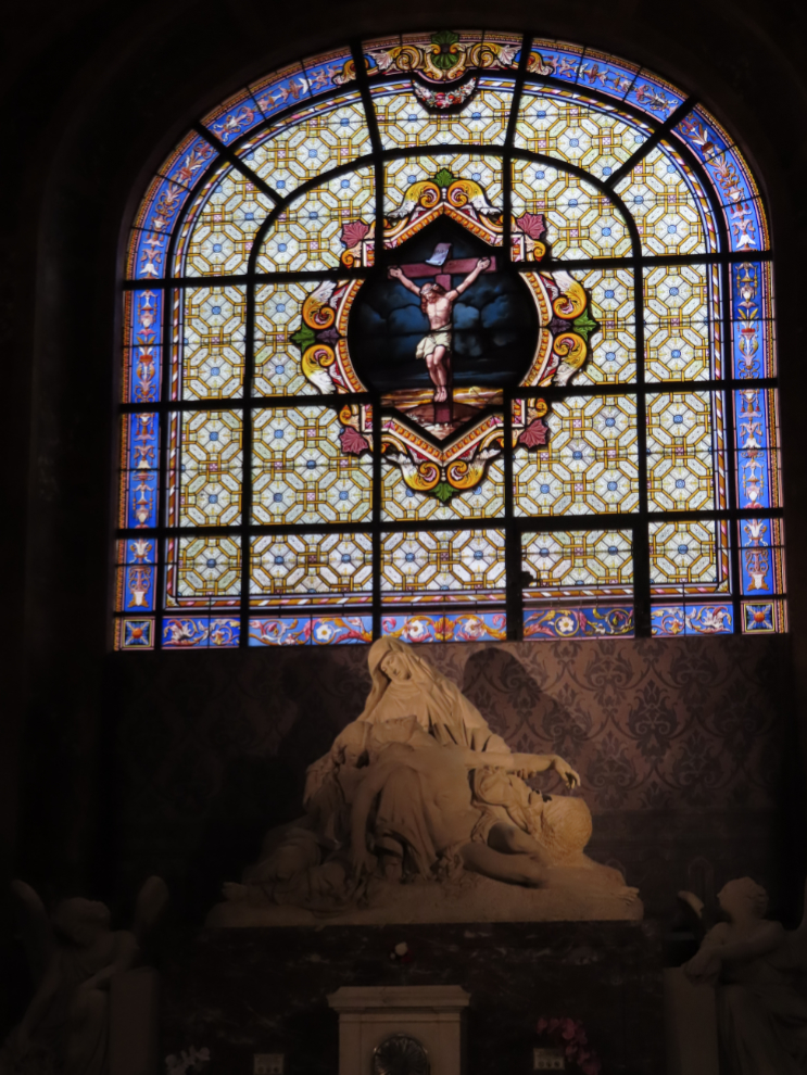 The Church of Saint-Sulpice in the Saint-Germain-des-Pres district in Paris.