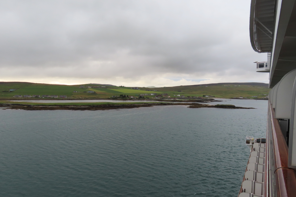 Anchored at Lerwick, Shetland.