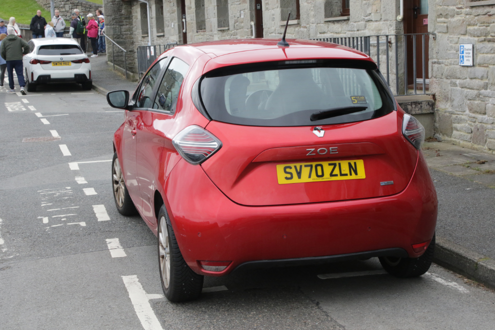 Shetland licence plates.