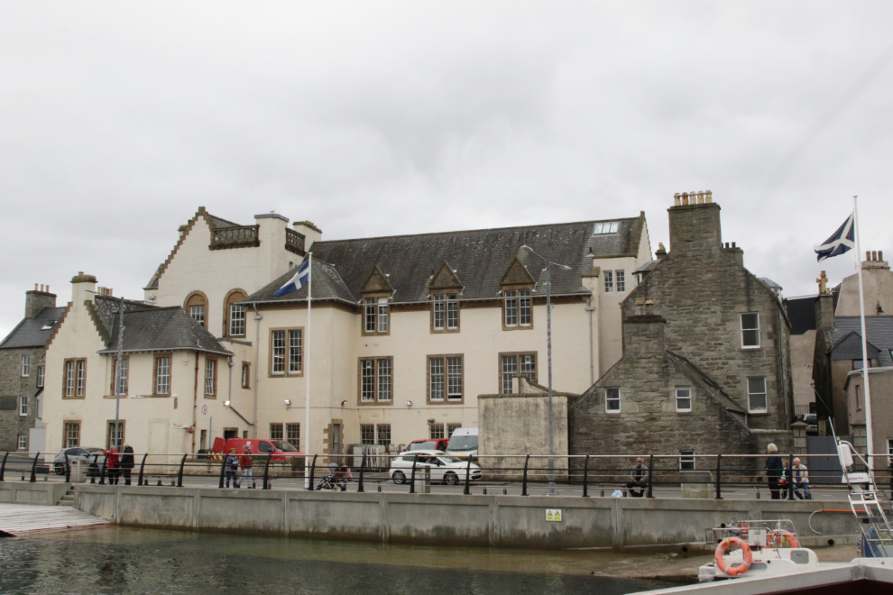 The historic post office at Lerwick, Shetland.