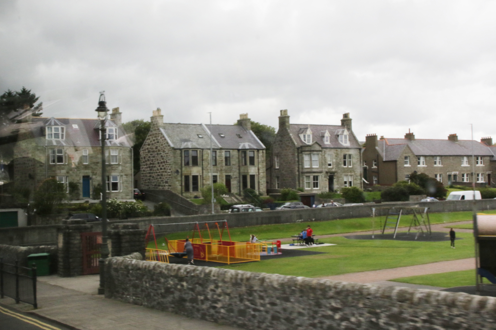  A particularly fine residential area at Lerwick, Shetland.