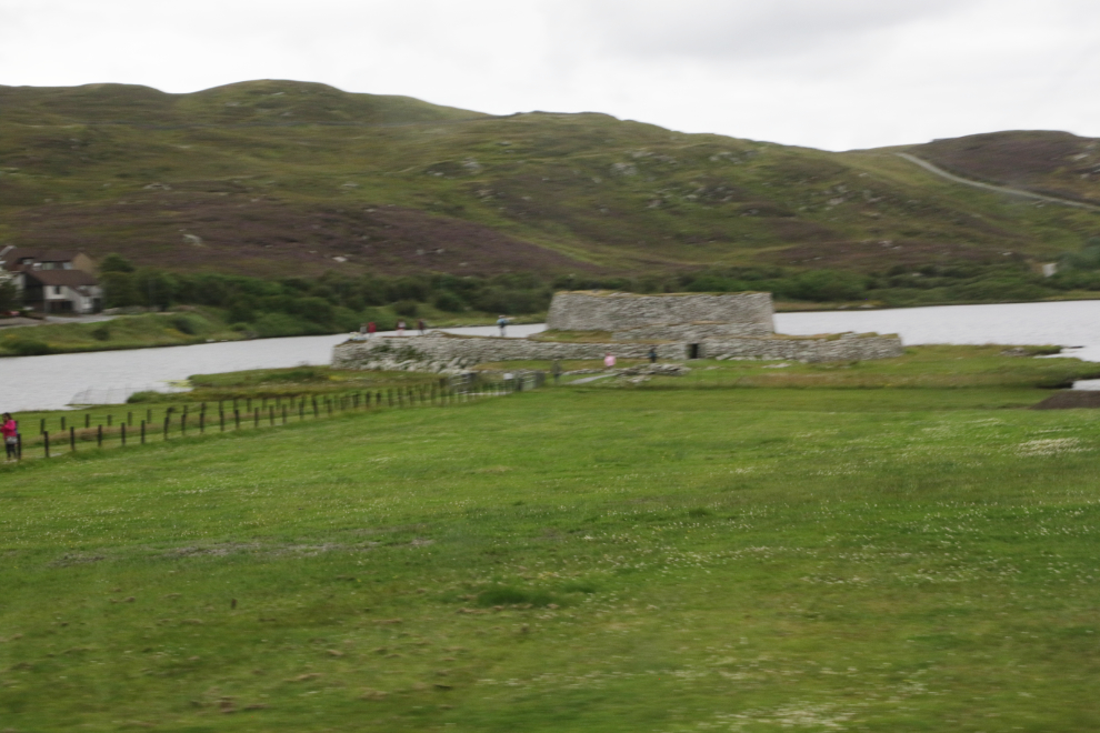 The Broch of Clickimin site on the shore of Clickimin Loch at Lerwick, Shetland.