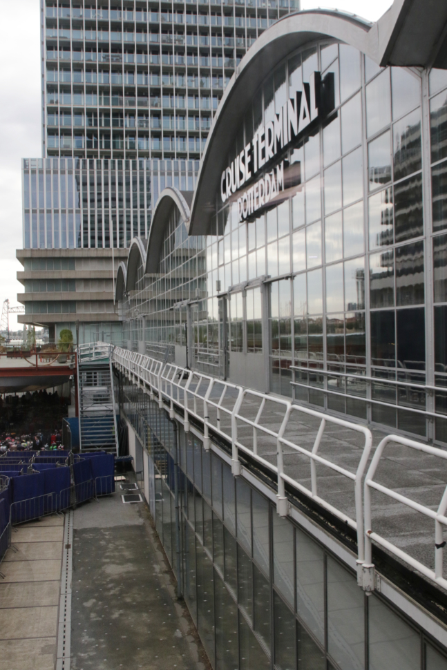 The Rotterdam Cruise Terminal.
