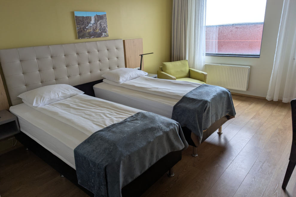 Room 305 at the Aurora Hotel, Reykjavík–Keflavík Airport (KEF).