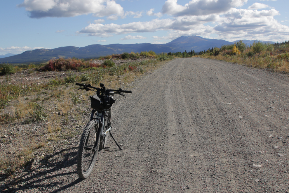 The Copper Haul Road at Whitehorse, Yukon, by e-bike