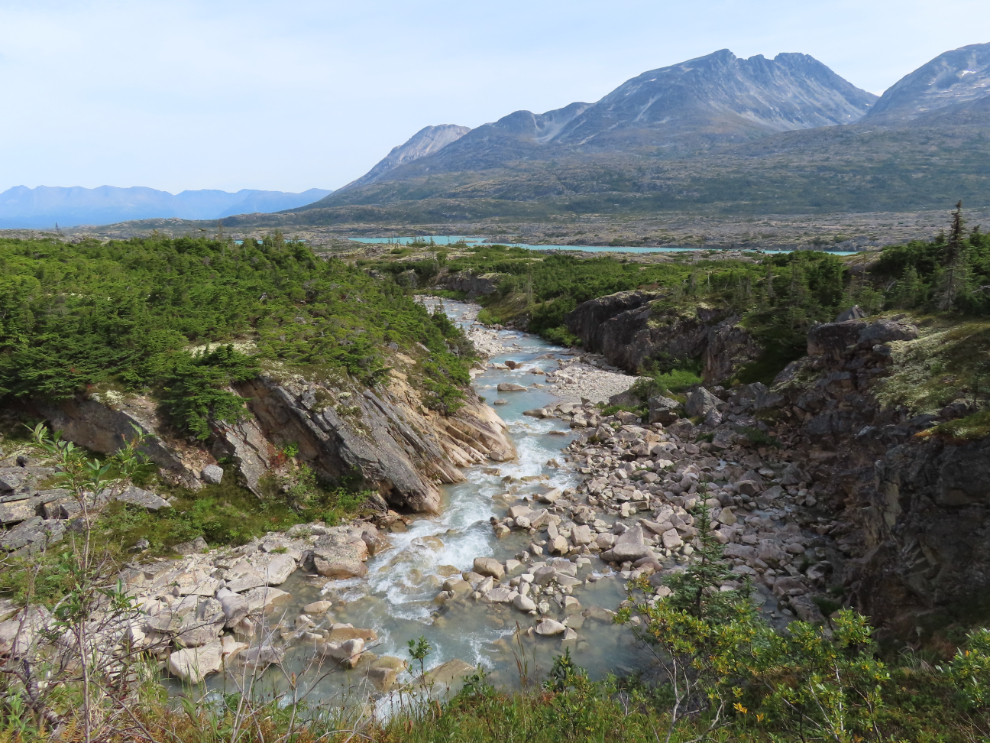 The Lower Canyon of Summit Creek on the South Klondike Highway.