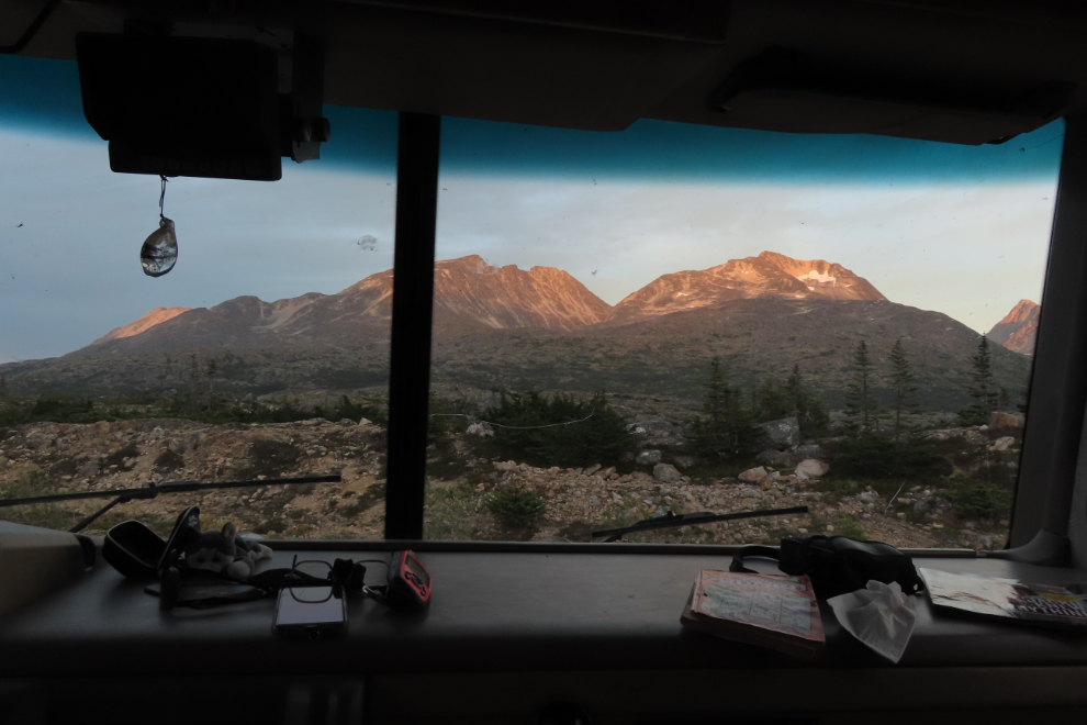 A September sunset in the White Pass, north of Skagway, Alaska.