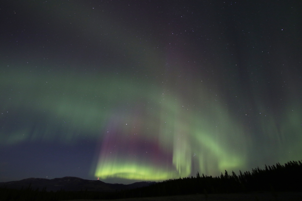 Northern Lights at Whitehorse, Yukon.