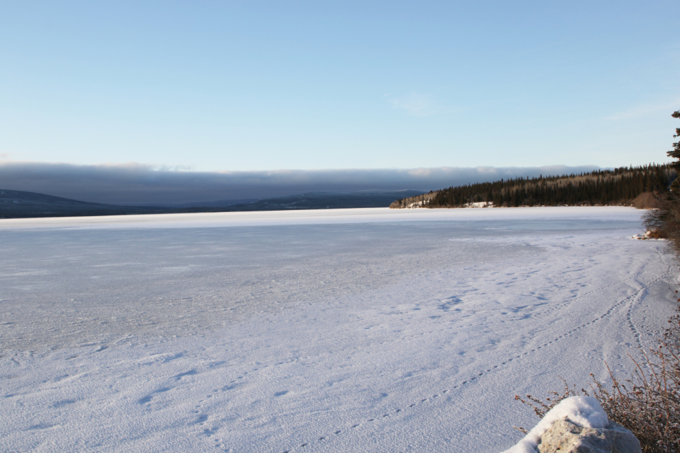 Little Atlin Lake, Yukon, in November.
