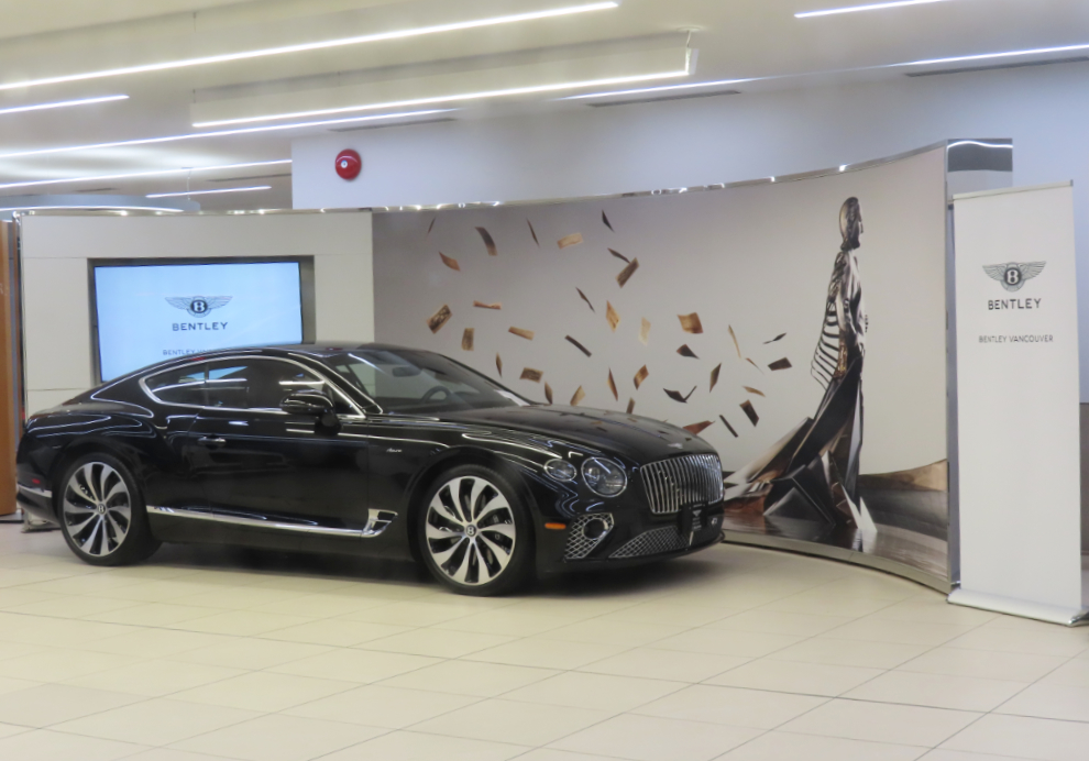 A 2024 Bentley Continental GT Azure in Vancouver.