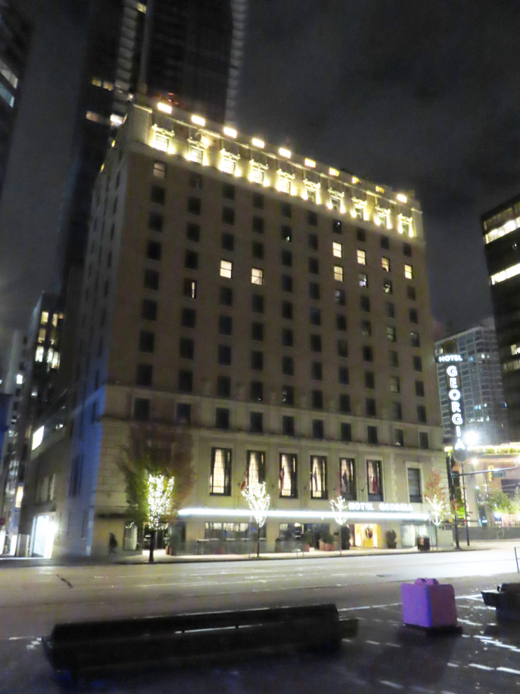 The historic Hotel Georgia in downtown Vancouver, BC.