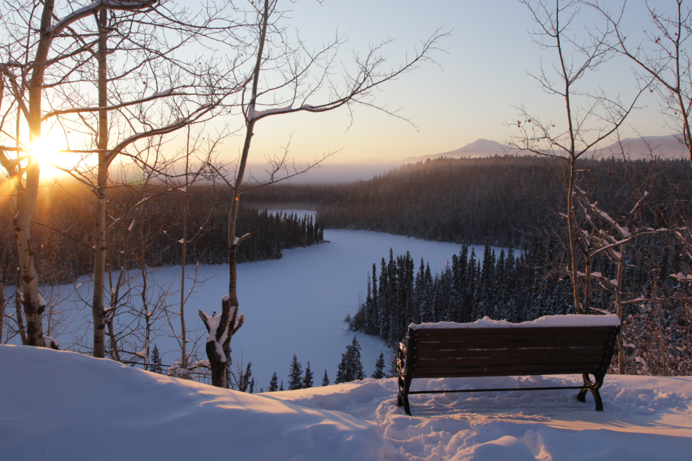 Long Lake, Yukon, at -41 degrees