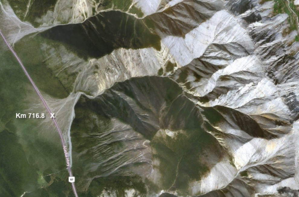 Boulder Canyon hike - aerial photo