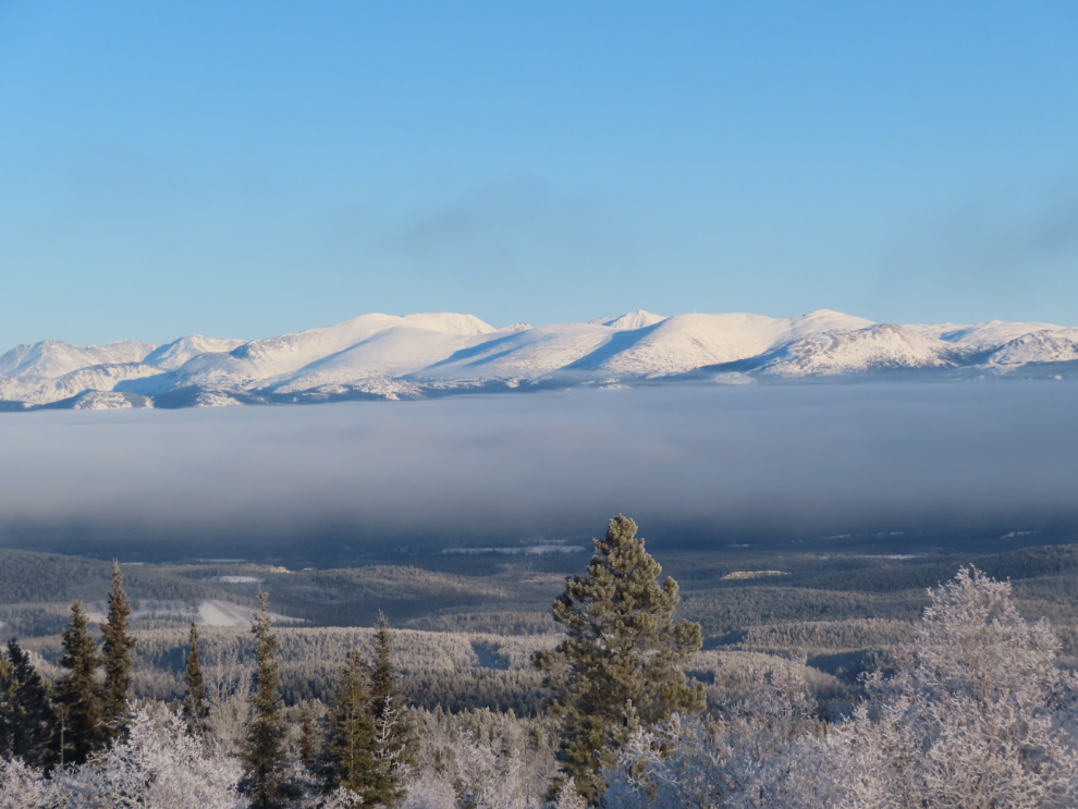 Above the clouds on the Fish lake Road.