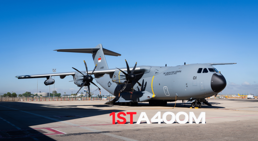 The first Indonesian Air Force Airbus A400M Atlas, A-4001.