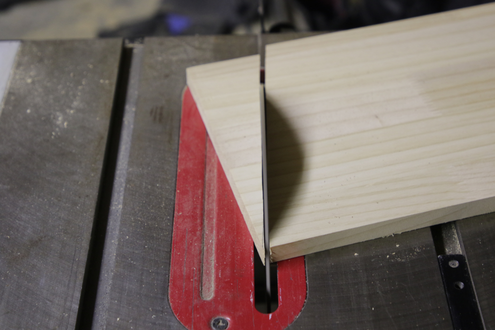 Building a boreal owl nesting box.