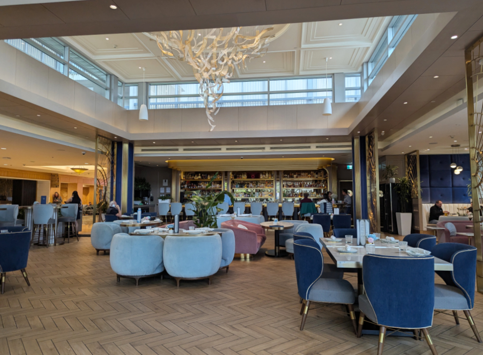 The H Tasting Lounge in the Westin Bayshore Hotel in Vancouver.