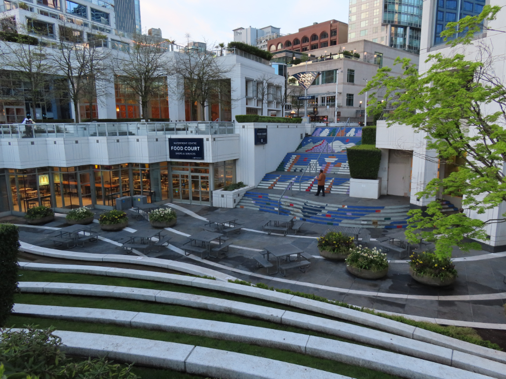 The Food Court across from Canada Place in Vancouver.