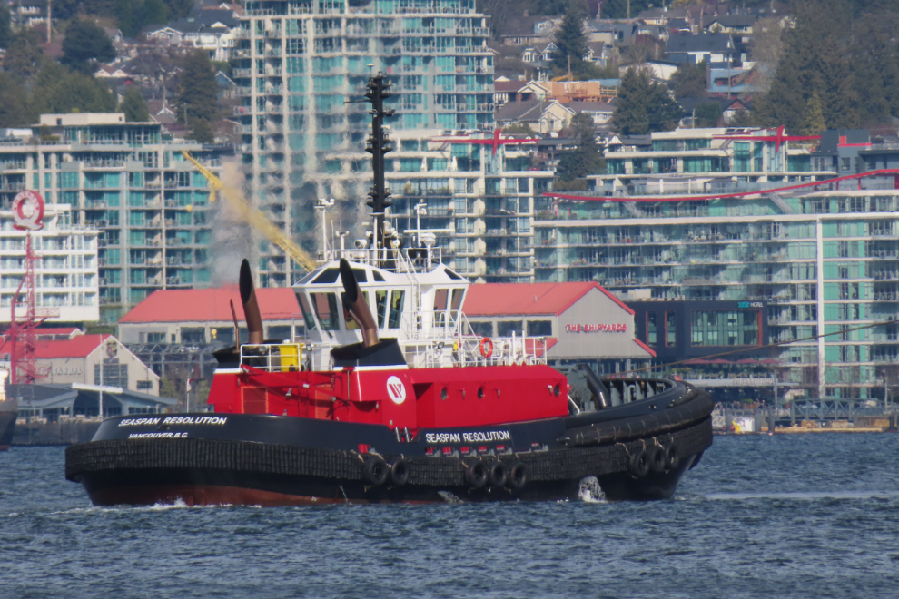 The tug Seaspan Resolution at Vancouver.