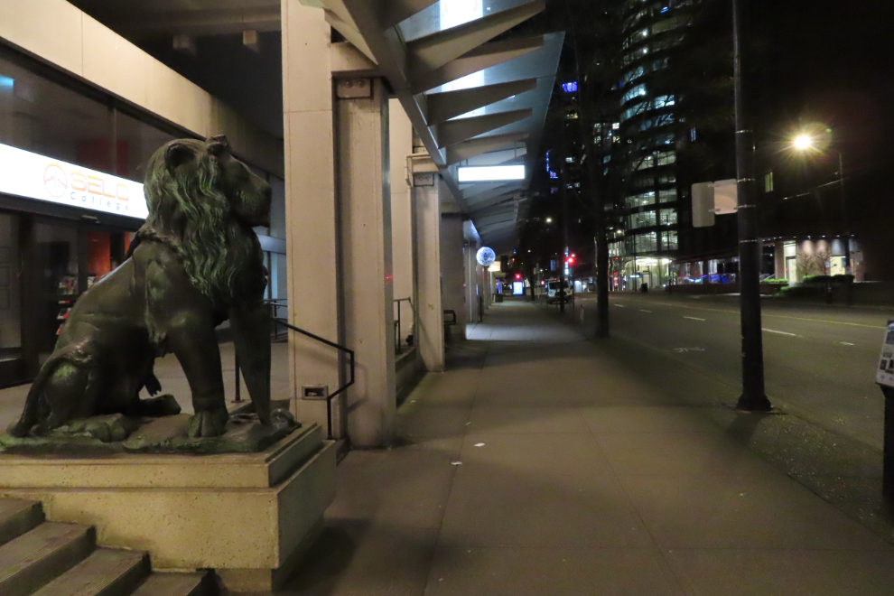 A 05:00 walk in very quiet downtown Vancouver.