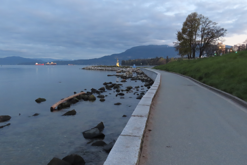 Vancouver - English Bay very early on an April morning.