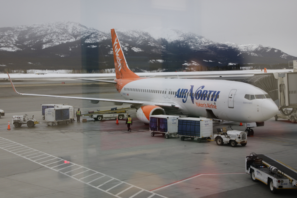 Air North Boeing 737-800 C-FNYU at Whitehorse.
