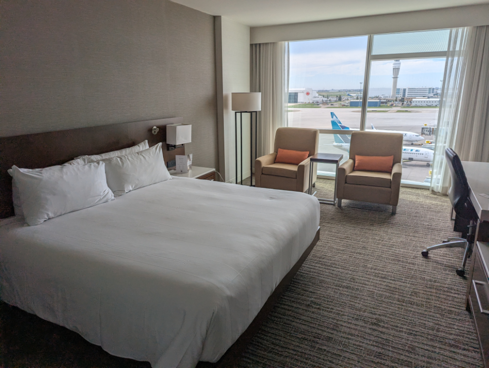 Room 311 at the Calgary Airport Marriott In-Terminal Hotel