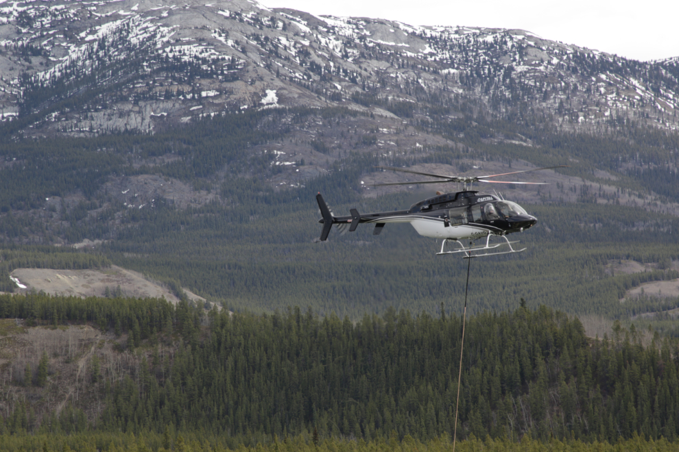 C-GAVQ is a Bell 407, built in Canada in 2000 and now operated by Capital Helicopters. 