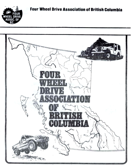 The Spring 1990 edition of the Four Wheel Drive Association of BC's newsletter.