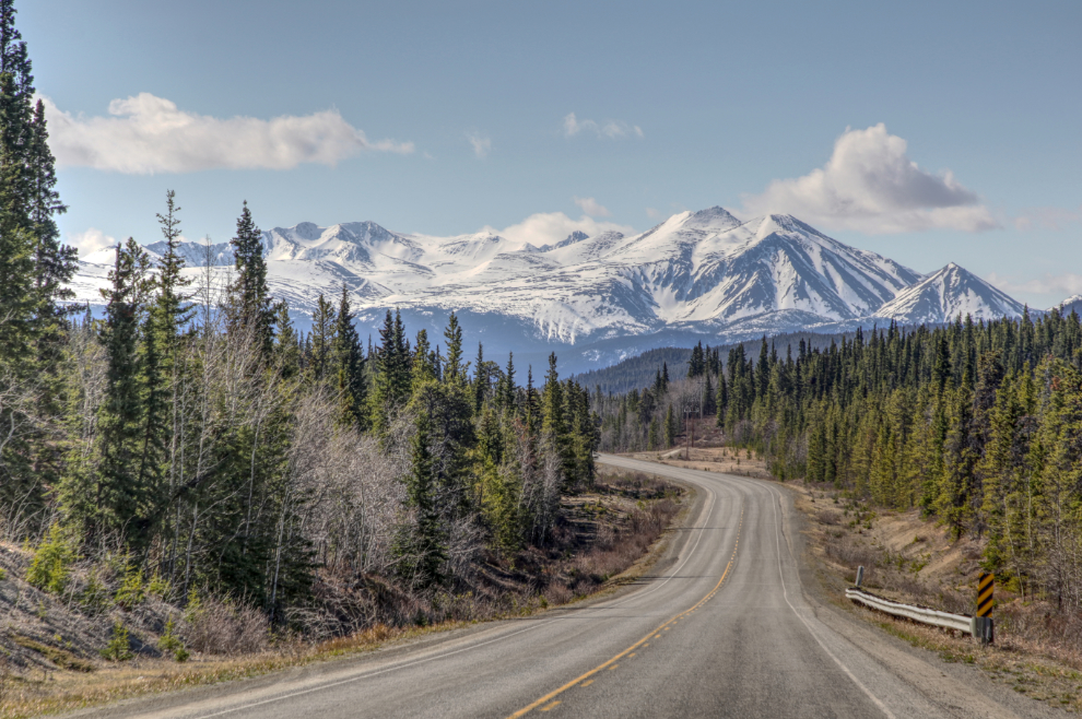 Looking down the South Klondike Highway to Montana Mountain.