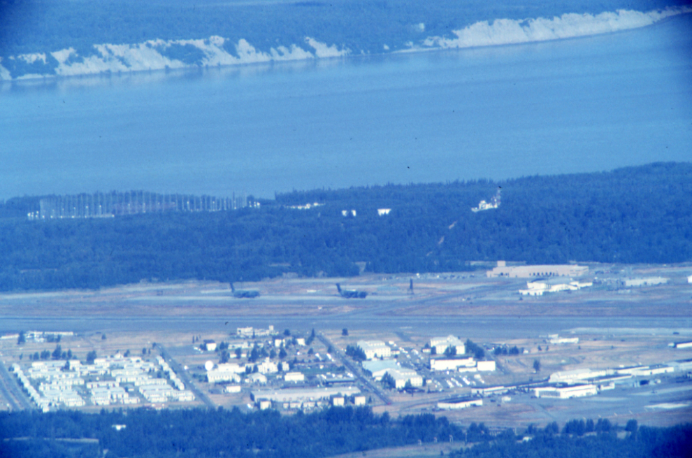 Elmendorf Air Force base, seen from Wolverine Peak Trail, Anchorage, Alaska