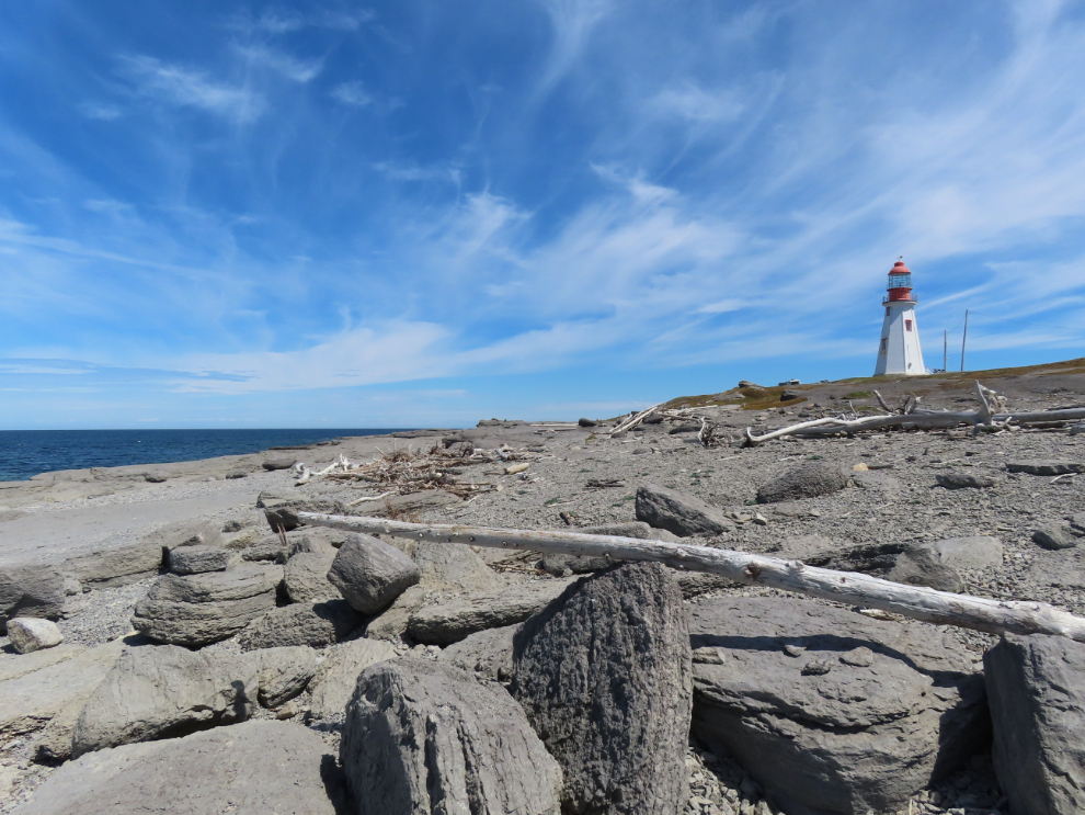The Point Riche Lighthouse, just north of Port au Choix, Newfoundland.