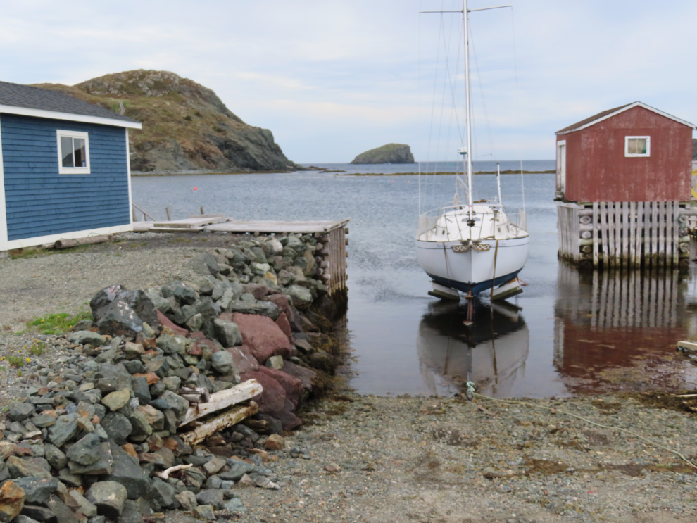 Fishing shacks at Back Harbour in Twillingate, Newfoundland.