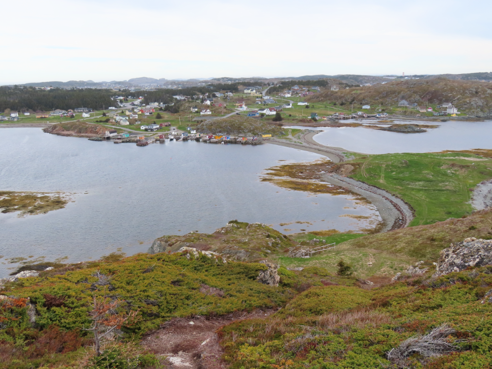The view from the top of Batrix Island in Twillingate, Newfoundland.