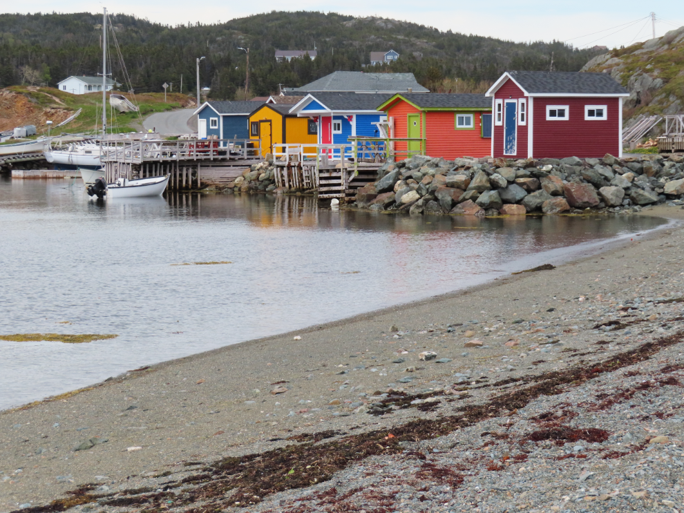 Fishing shacks at Back Harbour in Twillingate, Newfoundland.