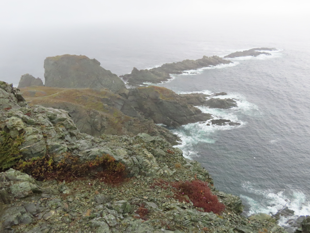 A rainy day at the Long Point Lighthouse at Twillingate, Newfoundland.
