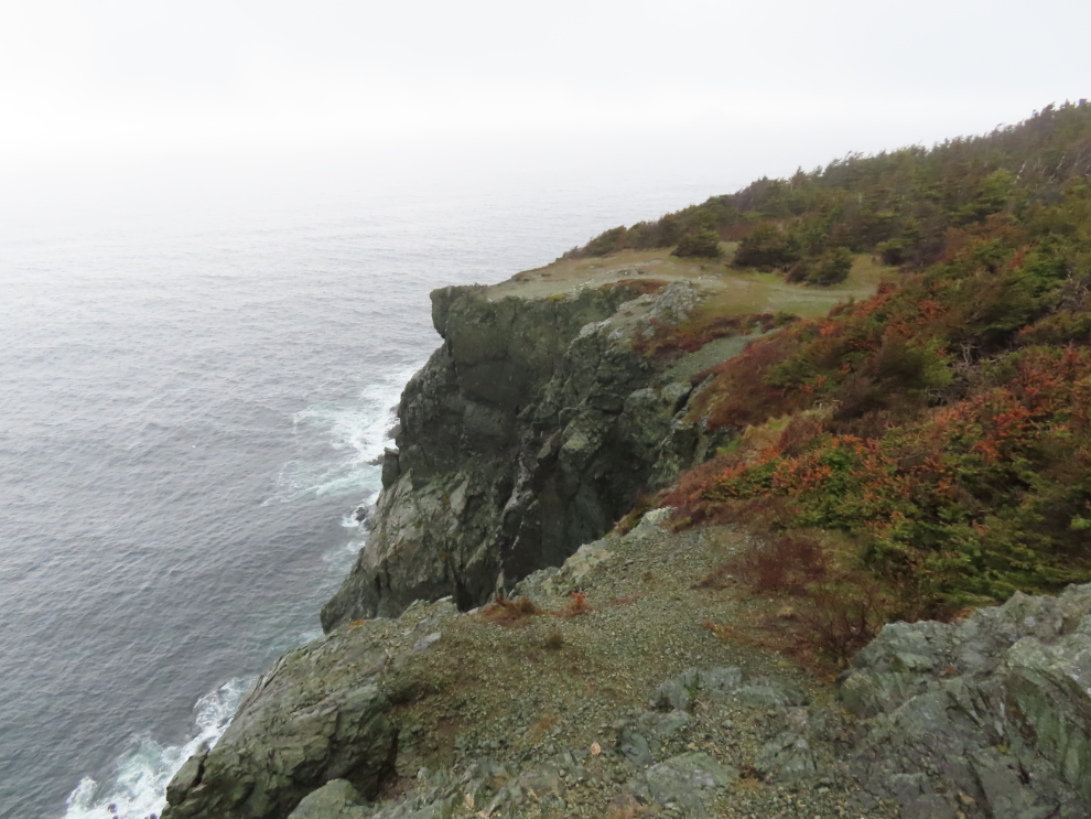 A rainy day at the Long Point Lighthouse at Twillingate, Newfoundland.