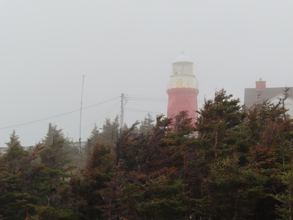 A rainy day at the Long Point Lighthouse at Twillingate, Newfoundland.