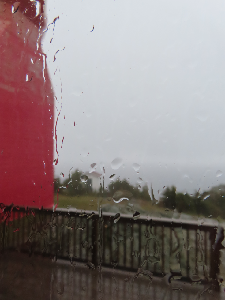 A rainy day at the Long Point Lighthouse at Twillingate, Newfoundland.