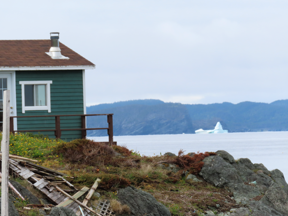 An iceberg at Twillingate, Newfoundland.