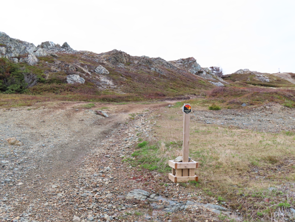Hiking the Northside Trail at Twillingate, Newfoundland.