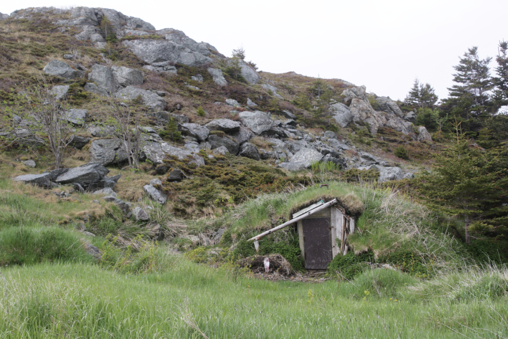 A particularly interesting root cellar at Twillingate, Newfoundland.