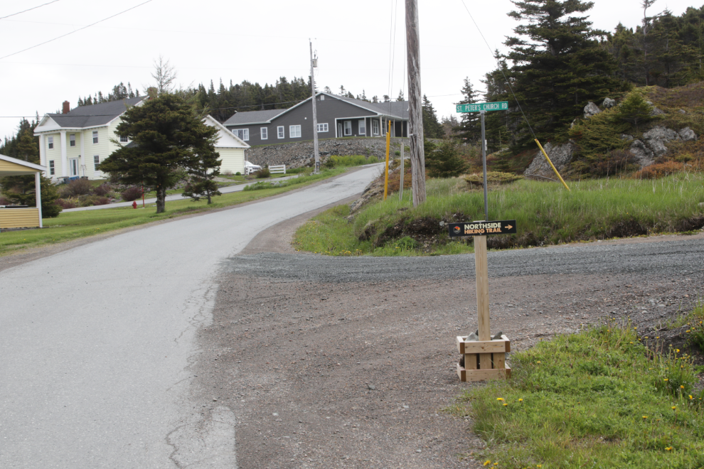 Hiking the Northside Trail at Twillingate, Newfoundland.