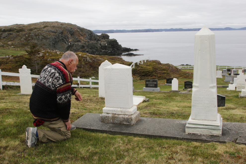 St. Peter's Anglican Cemetery at Twillingate, Newfoundland.