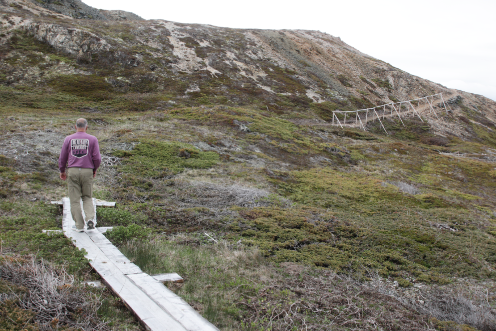 Hiking the Northside Trail at Twillingate, Newfoundland.