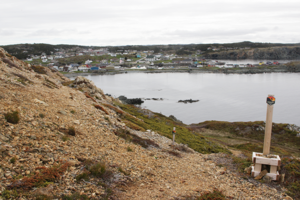 Hiking the Northside Trail at Twillingate, Newfoundland.