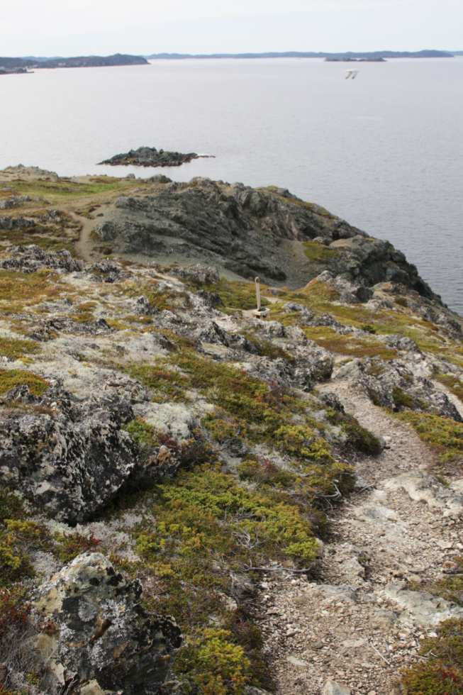 Hiking on Batrix Island at Twillingate, Newfoundland.